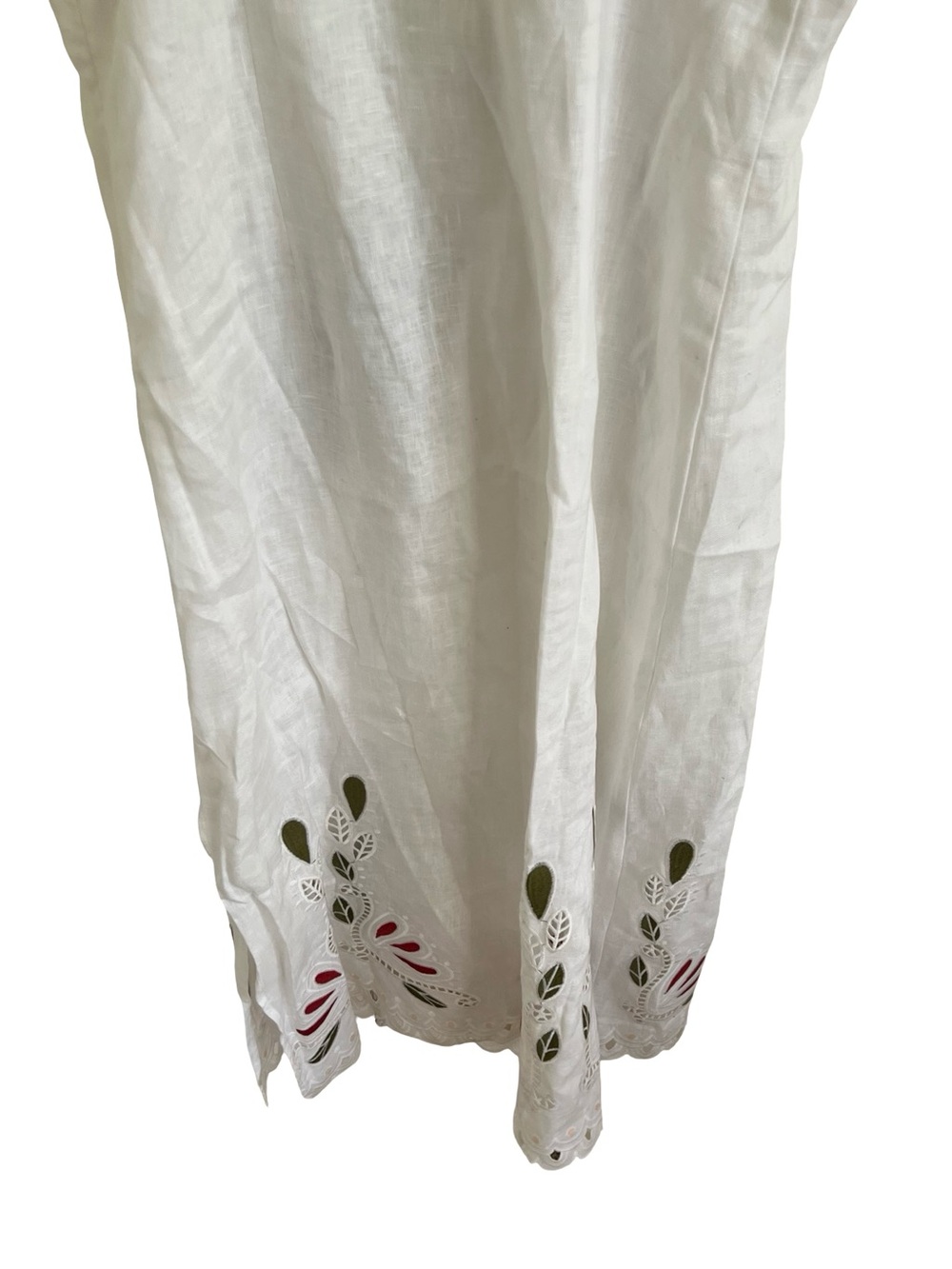 Farm Rio Off White Tulip Richelieu Embroidered Midi Dress NWT Medium - Picture 6 of 12